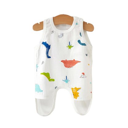 Baby Unisex Fruit Animals Cartoon Print Baby Bibs