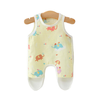 Baby Unisex Fruit Animals Cartoon Print Baby Bibs