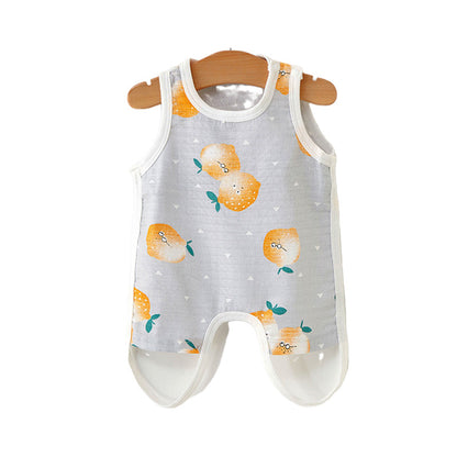 Baby Unisex Fruit Animals Cartoon Print Baby Bibs