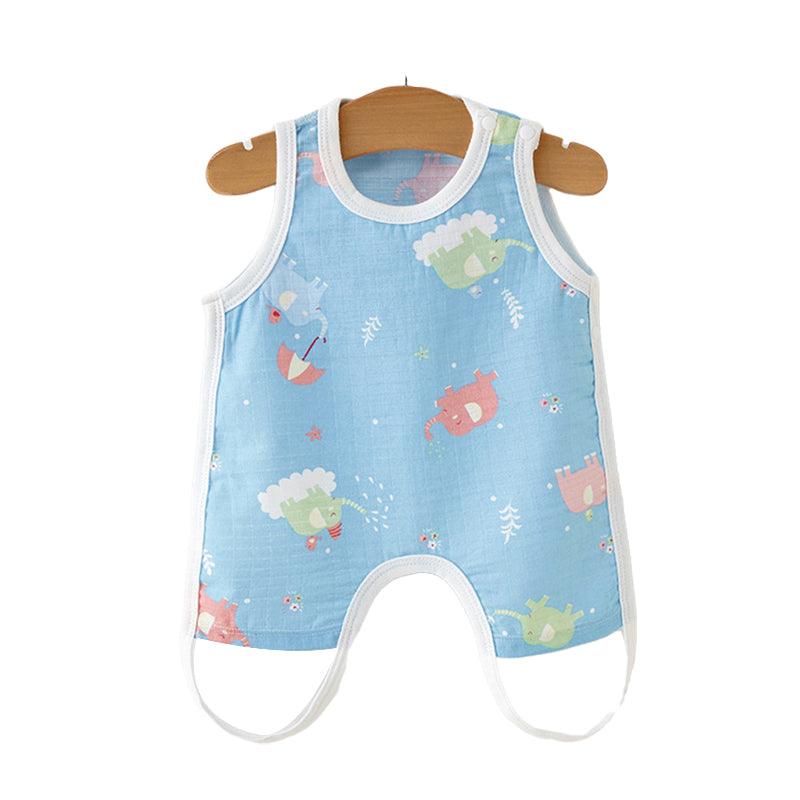 Baby Unisex Fruit Animals Cartoon Print Baby Bibs