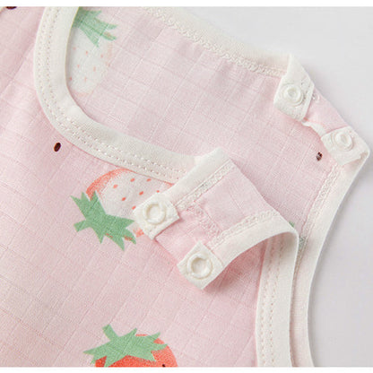 Baby Unisex Fruit Animals Cartoon Print Baby Bibs