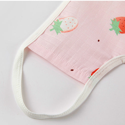 Baby Unisex Fruit Animals Cartoon Print Baby Bibs