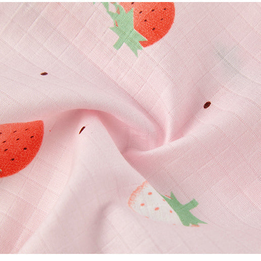 Baby Unisex Fruit Animals Cartoon Print Baby Bibs