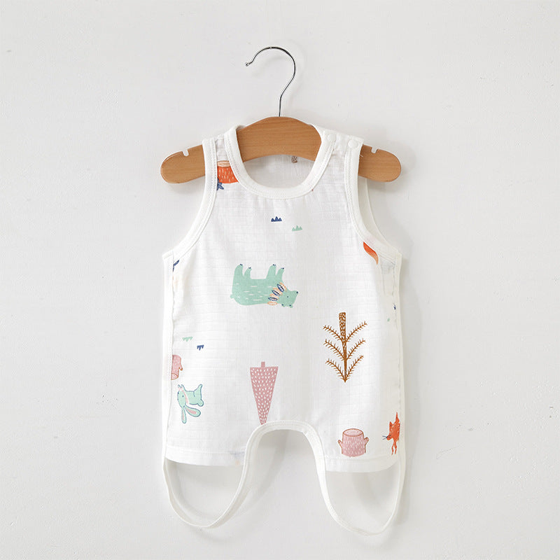 Baby Unisex Fruit Animals Cartoon Print Baby Bibs