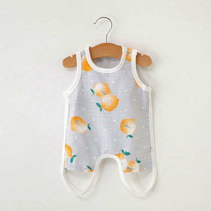 Baby Unisex Fruit Animals Cartoon Print Baby Bibs