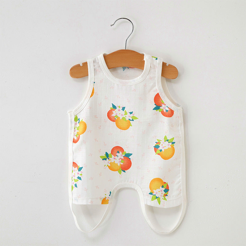 Baby Unisex Fruit Animals Cartoon Print Baby Bibs