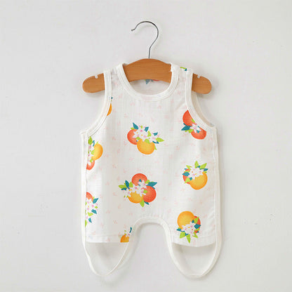 Baby Unisex Fruit Animals Cartoon Print Baby Bibs