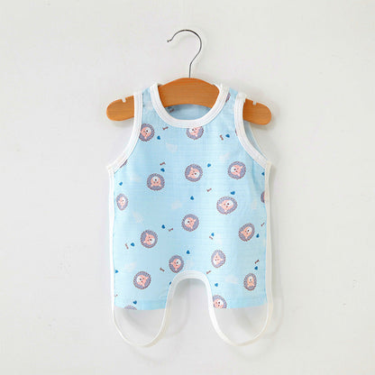 Baby Unisex Fruit Animals Cartoon Print Baby Bibs