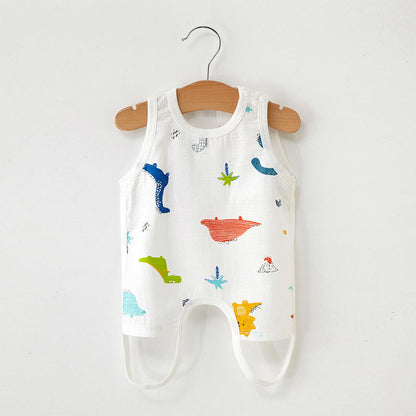 Baby Unisex Fruit Animals Cartoon Print Baby Bibs