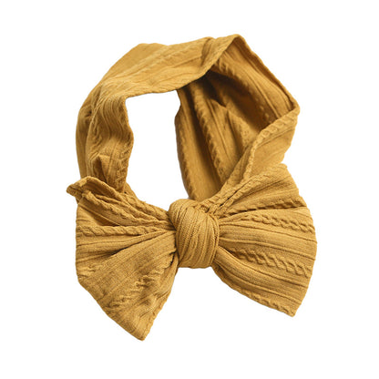 Girls Solid Color Bow Accessories Headwear Wholesale 220620288
