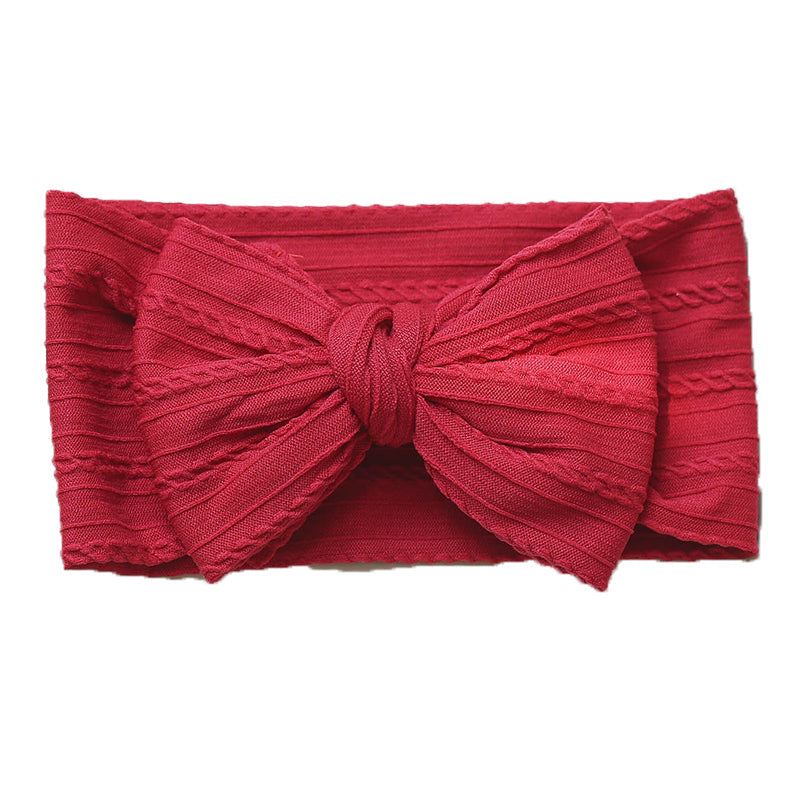 Girls Solid Color Bow Accessories Headwear Wholesale 220620288