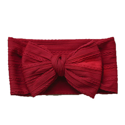 Girls Solid Color Bow Accessories Headwear Wholesale 220620288