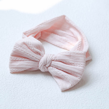 Girls Solid Color Bow Accessories Headwear Wholesale 220620288