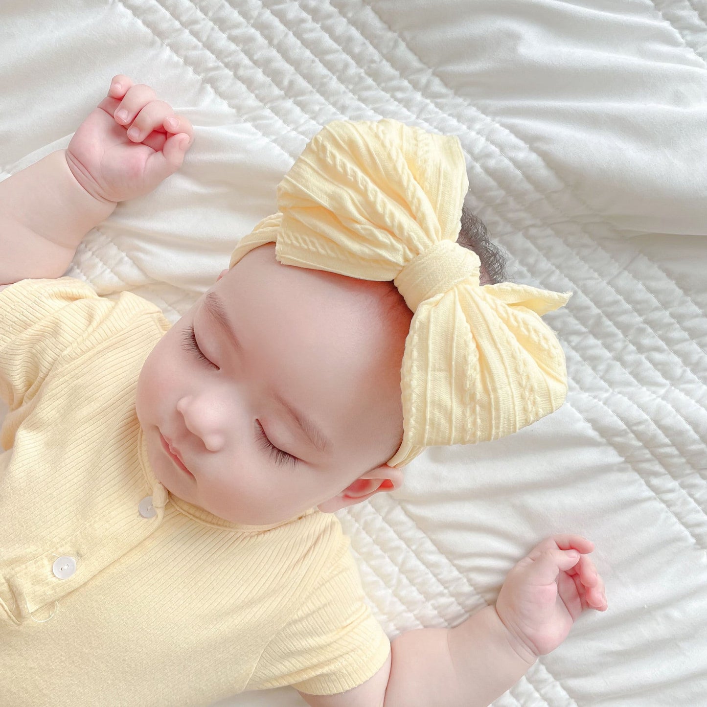 Girls Solid Color Bow Accessories Headwear Wholesale 220620288