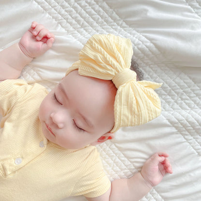 Girls Solid Color Bow Accessories Headwear Wholesale 220620288