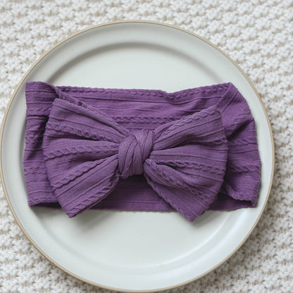 Girls Solid Color Bow Accessories Headwear Wholesale 220620288