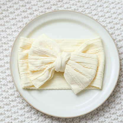 Girls Solid Color Bow Accessories Headwear Wholesale 220620288
