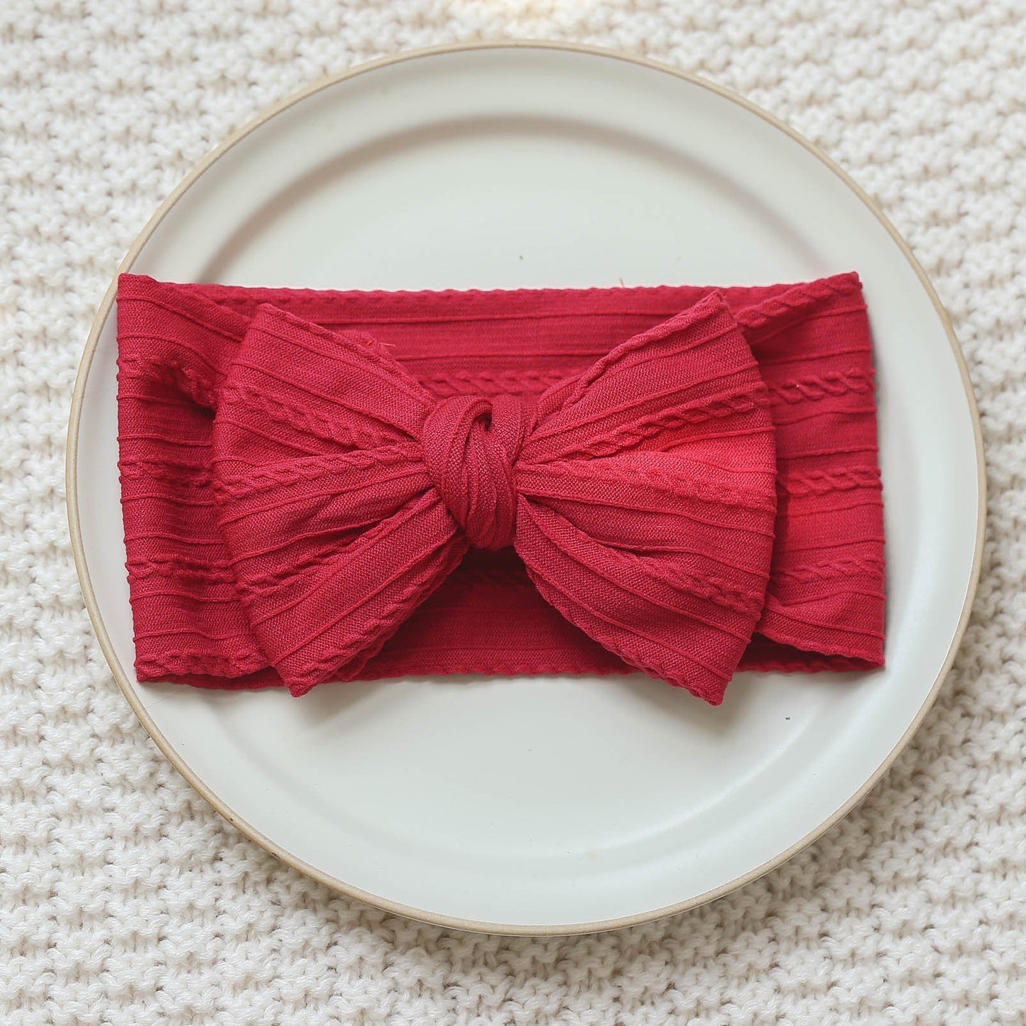Girls Solid Color Bow Accessories Headwear Wholesale 220620288