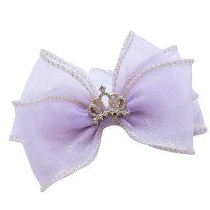 Girls Solid Color Star Bow Accessories Headwear