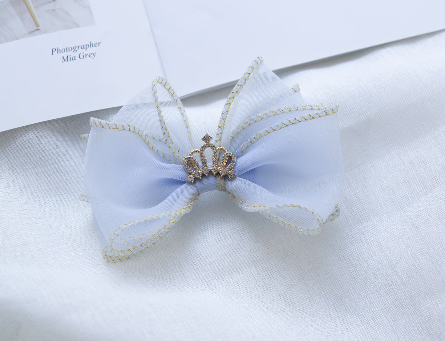 Girls Solid Color Star Bow Accessories Headwear