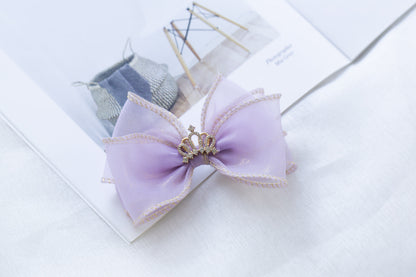 Girls Solid Color Star Bow Accessories Headwear