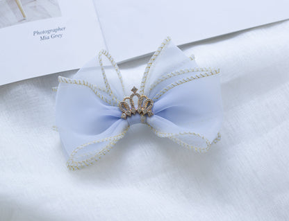 Girls Solid Color Star Bow Accessories Headwear