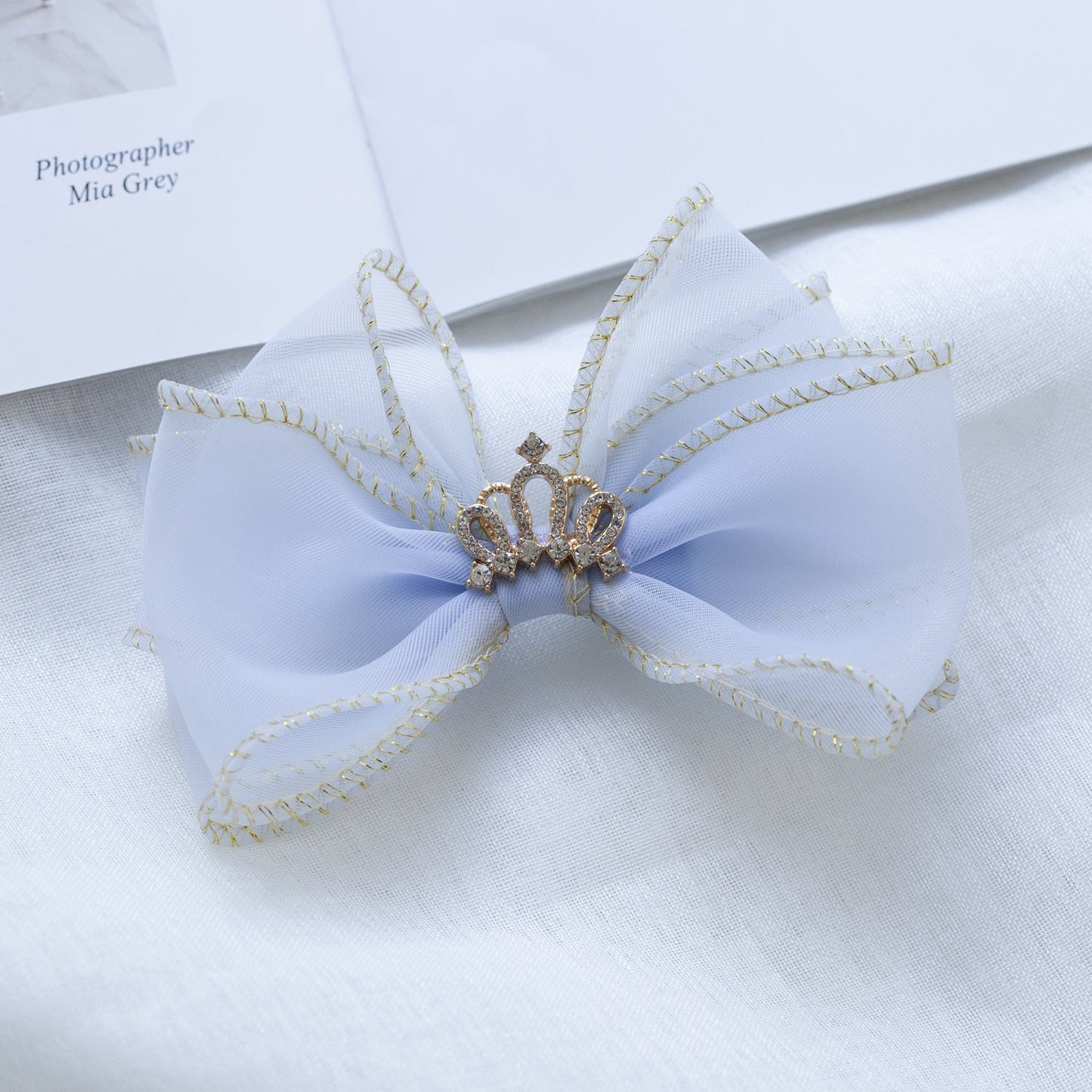 Girls Solid Color Star Bow Accessories Headwear