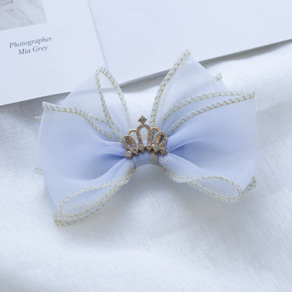 Girls Solid Color Star Bow Accessories Headwear