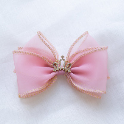 Girls Solid Color Star Bow Accessories Headwear