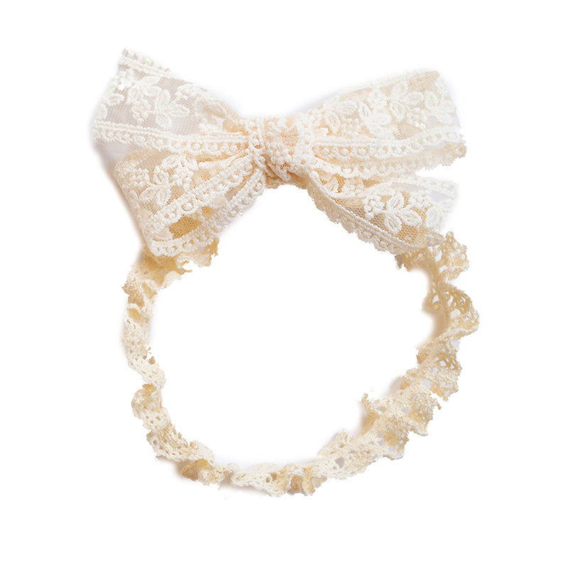 Girls Bow Lace Accessories Headwear