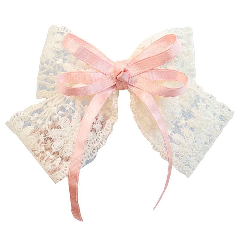 Girls Bow Lace Accessories Headwear