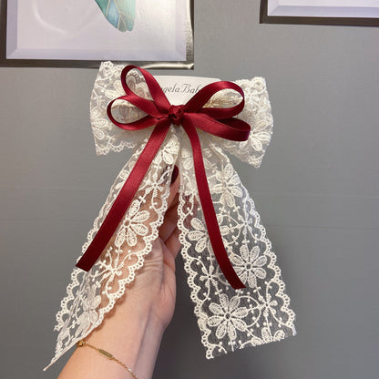 Girls Bow Lace Accessories Headwear
