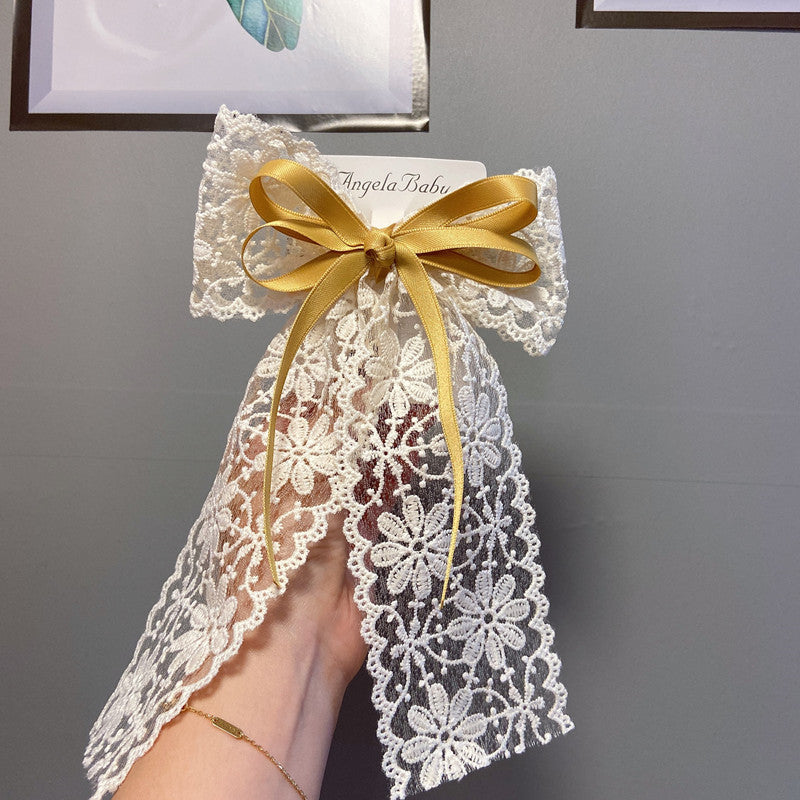 Girls Bow Lace Accessories Headwear