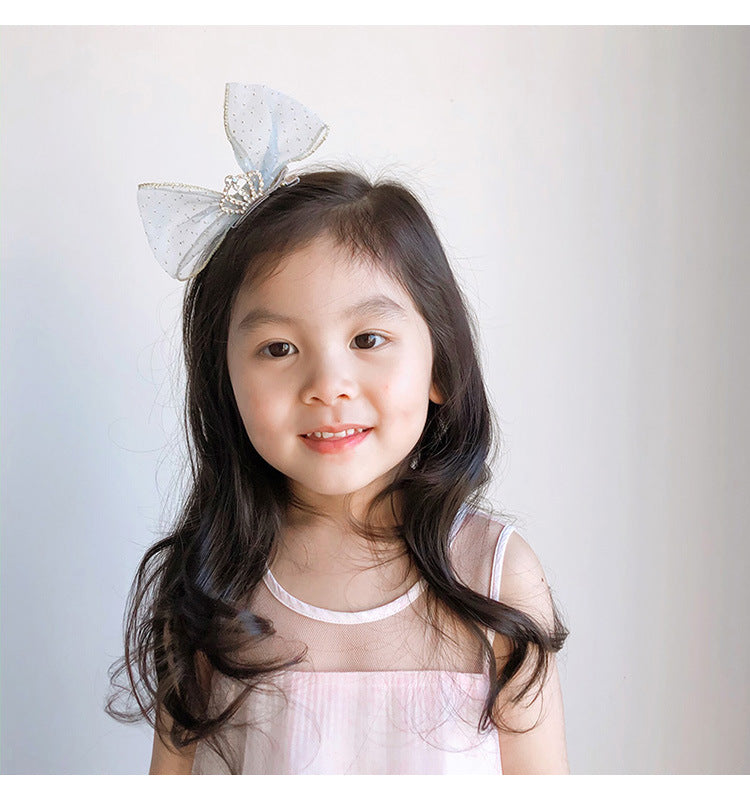 Girls Bow Lace Accessories Headwear