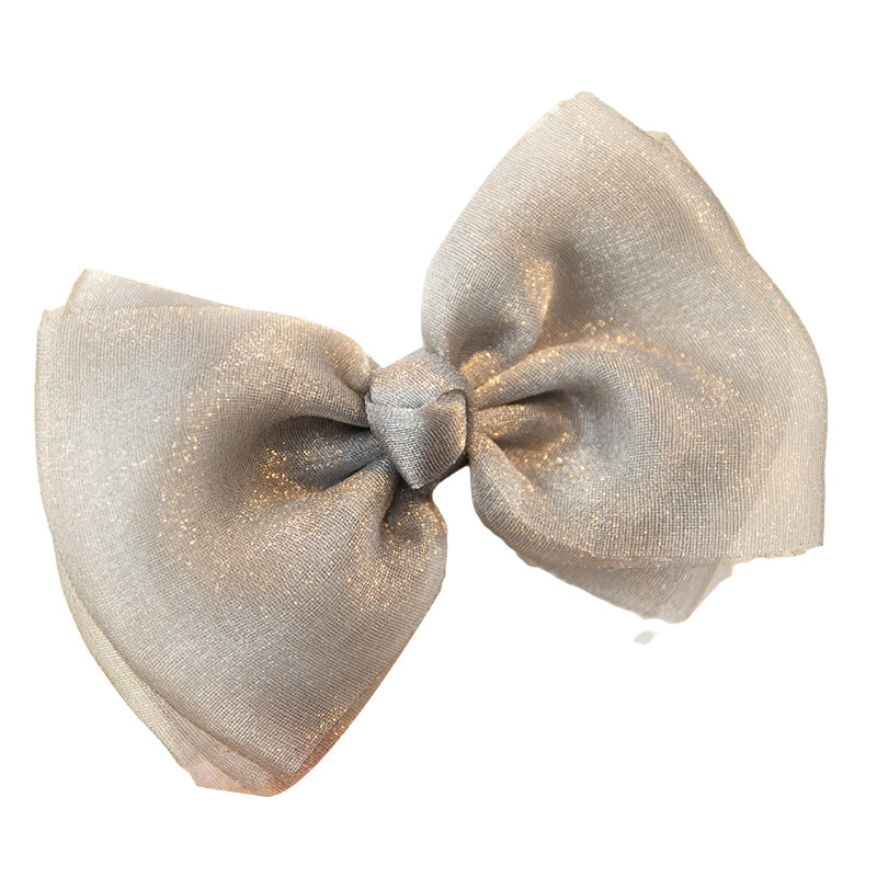 Girls Solid Color Bow Accessories Headwear