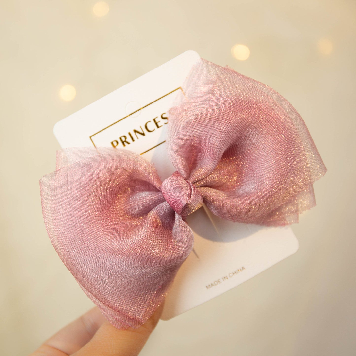 Girls Solid Color Bow Accessories Headwear