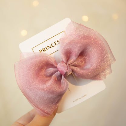 Girls Solid Color Bow Accessories Headwear
