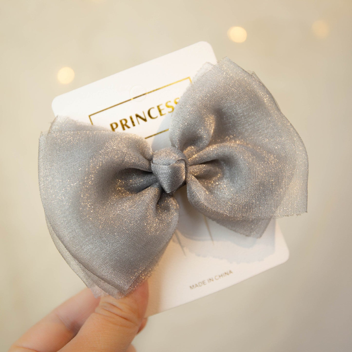Girls Solid Color Bow Accessories Headwear