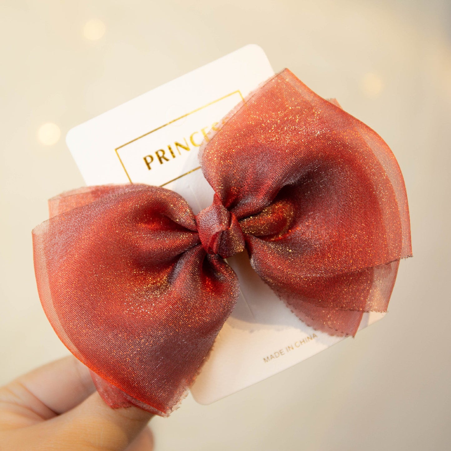 Girls Solid Color Bow Accessories Headwear