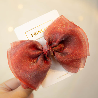 Girls Solid Color Bow Accessories Headwear