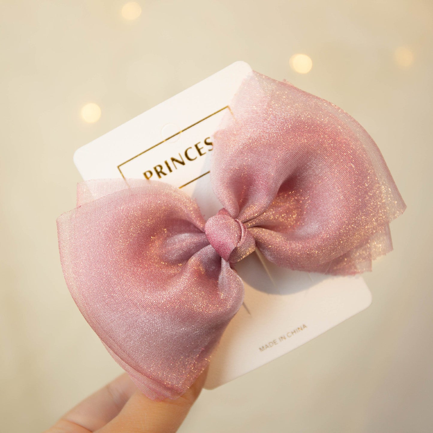 Girls Solid Color Bow Accessories Headwear