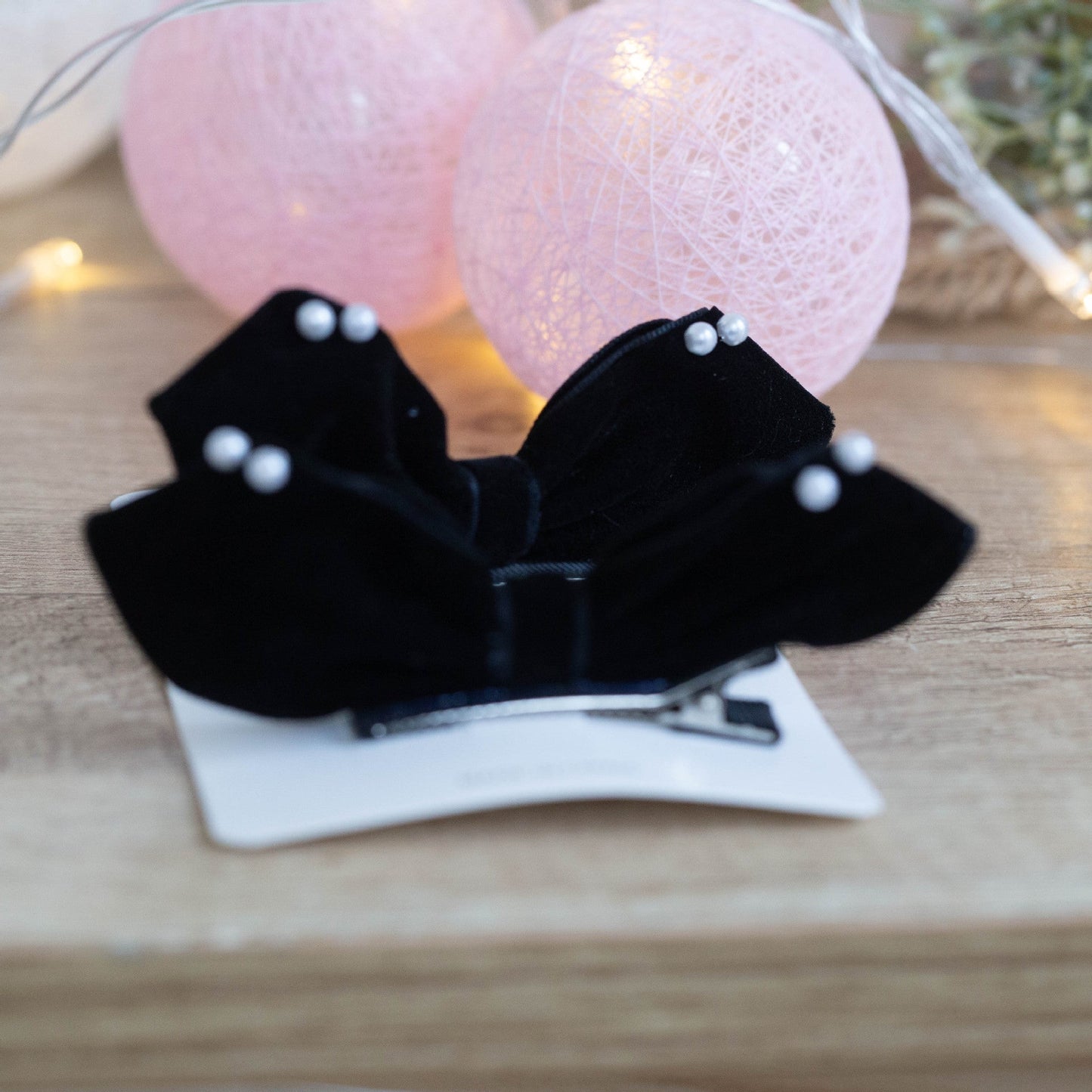 Girls Solid Color Bow Accessories Headwear