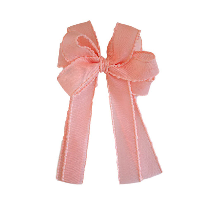 Girls Solid Color Bow Accessories Headwear