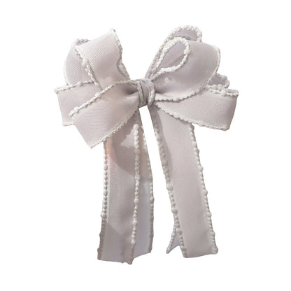 Girls Solid Color Bow Accessories Headwear