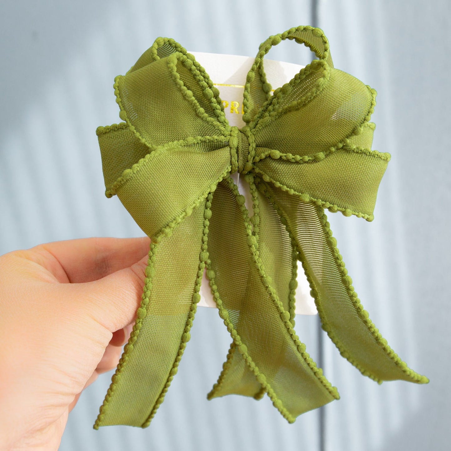Girls Solid Color Bow Accessories Headwear