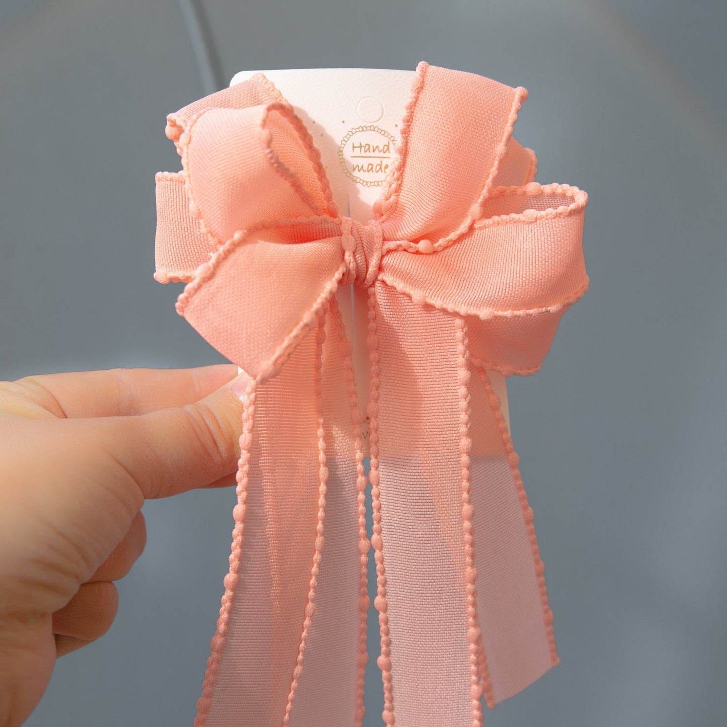 Girls Solid Color Bow Accessories Headwear