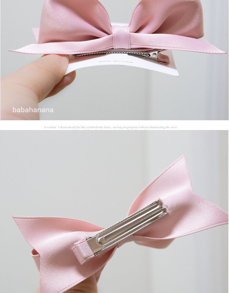 Kid Girls Solid Color Bow Headwear Wholesale 220620358