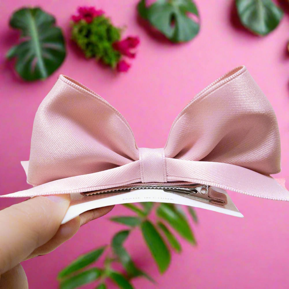 Kid Girls Solid Color Bow Headwear Wholesale 220620358