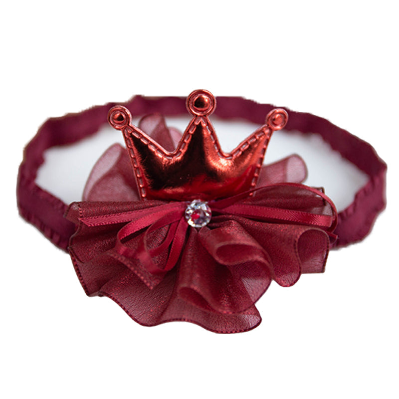 Girls Solid Color Bow Accessories Headwear