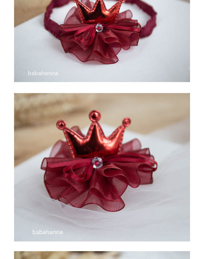 Girls Solid Color Bow Accessories Headwear